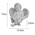 thumbnail image 3 of Maoww Figurine d'Ange en Résine Adorable Statue de Chérubins Décoration Extérieur Intérieur, 3 of 6