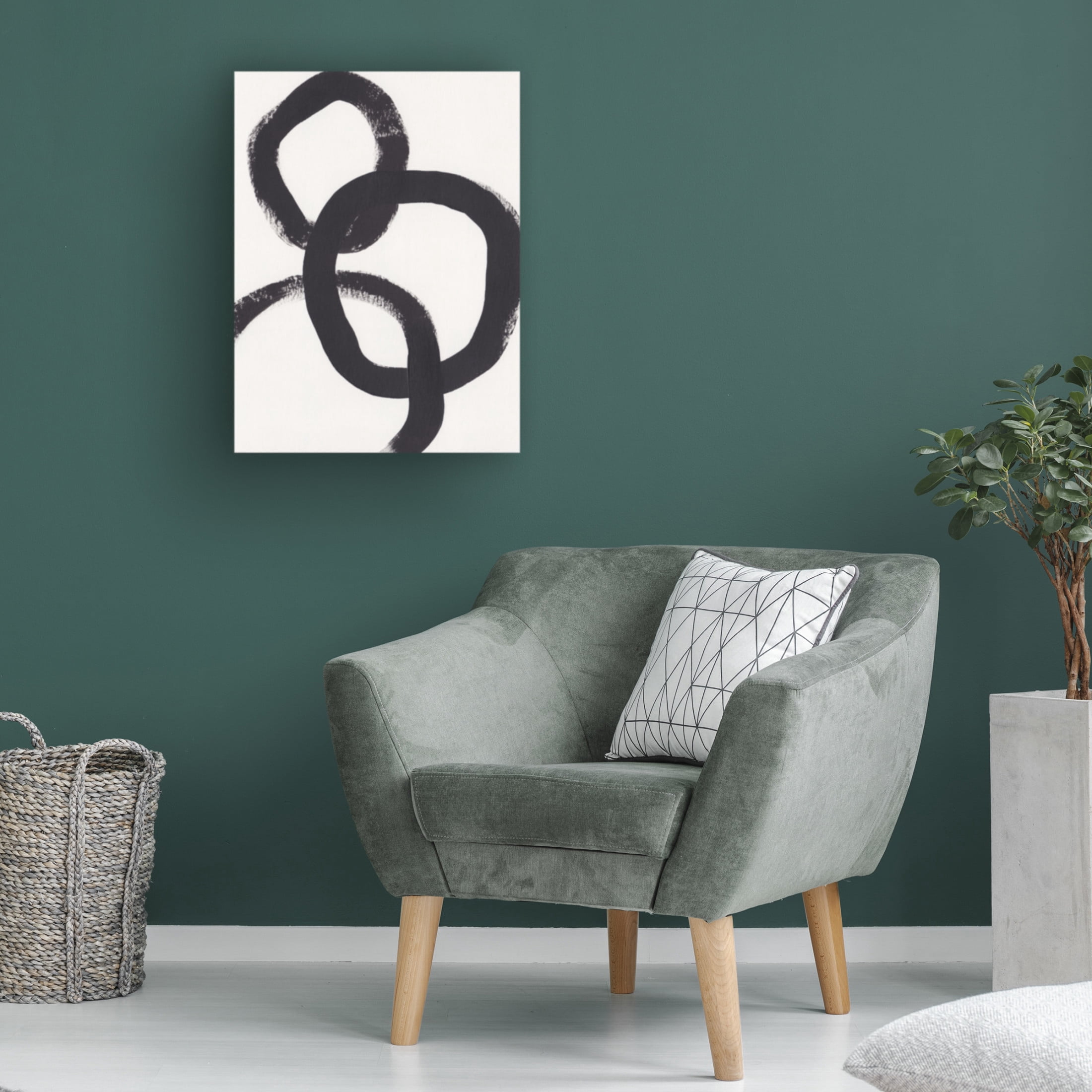 Trademark Fine Art Alisa Galitsyna Acrylic Circles Canvas Wall Art
