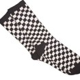 thumbnail image 3 of Black & White Checkered Socks (Adult Large - Men's Shoe Sizes 8-12), 3 of 3