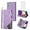 Purple, variant on Phone Case for Samsung Galaxy A22 5G/Boost Mobile Celero 5G Wallet Cover with Screen Protector Flip Zipper Credit Card Holder Stand Cell Accessories Celero5G A 22 22A A22s G5 Women Men Purple