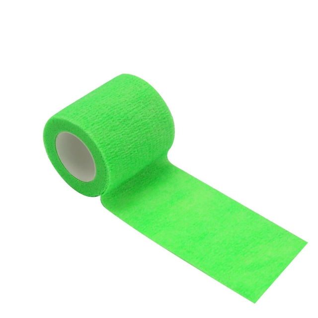 1rouleau 2.5/5/7.5/10cm*4.8m Bandage Auto-Adhésif Élastique Non Tissé Bandage Cohésif pour Fixation Sportive Doigt Poignet Jambe