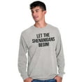 thumbnail image 5 of Let The Shenanigans Begin St Patricks Long Sleeve TShirt Men Women Brisco Brands S, 5 of 6