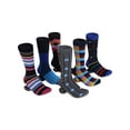 thumbnail image 2 of Men's Bold Designer Dress Socks 6 Pack - In an Elegant Gift Box Color: Spunky Collection Size: 13-15, 2 of 7