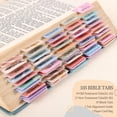 thumbnail image 4 of Bible Tabs for Women, 66 Large Print Laminated Bible Chapters Index Tabs and 39 Blank Dividers Sticky Labels, Cute Beauty Geometry Bible Study Supplies, Journaling Accessories, 4 of 12