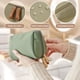 thumbnail image 3 of 2pzs Bolsa de Maquillaje para Mujer, 16×10cm Cosmetiquera de Viaje para Maquillaje,Neceser de Maquillaje Impermeable para Mujer,con Cremalleras Dobles y Compartimentos Internos (Verde + Caqui), 3 of 7