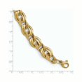 thumbnail image 3 of 14k Yellow Gold Fancy Lobster Closure Polished-Fancy Link Bracelet 8 Inch 13mm Wide -  Jewelry Gift for Mom, 3 of 3