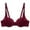 Red, variant on Abomasnow Women's Seamless Wireless Push Up Bralettes with Lift and Support No Underwire Full Coverage Everyday Bra Comfort Lightly Lined T Shirt Bras