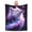 50x40, variant on Galaxy Arctic Fox Blanket Cosmic Space Fox Blanket Soft Cozy Flannel Fantasy Animal Blanket Winter Decor Christmas Gift 50x40