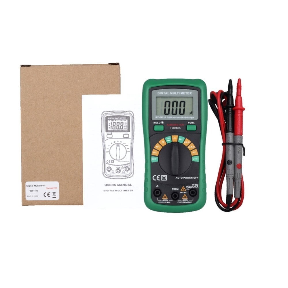 MS8233D Pro Multimeter With 2000uF Capacitance 200kHz Frequncy Measurement Auto Range Digital Multimeter PK UT136B