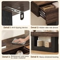thumbnail image 5 of 79 Inch Extra Long Console Table with 3 Drawers, Heavy Duty Sofa Table Behind Couch, Oversized Farmhouse Entryway Table Foyer & Hallway Table for Large Living Room, 5 of 8