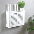 thumbnail image 3 of Wifi Router Storage Box, PVC Router Storage Wall Shelf, Wifi Storage Box For Storage Of Wires, Routers, TV Set-Top Boxes, Router Shelf, 3 of 7