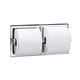 thumbnail image 1 of Bobrick 6977 Dispensador de papel higiénico de doble rollo empotrado de acero inoxidable, acabado satinado, 12-5/16" de ancho x 6-1/8" de alto, 1 of 1
