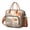 Citrus-19, variant on Natural Floral Aesthetic Insulated Tote - Earthy Bohemian Style Leakproof Bag
