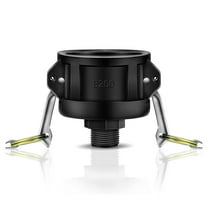 275 330 Gallon IBC Tote Fittings Adapter 2 Inch Tote Tank Drain Adapter with Camlock Garden Hose Connection