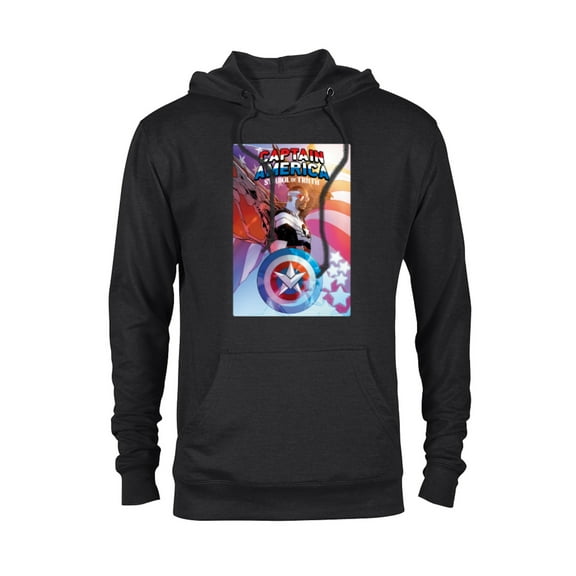 Marvel Captain America Symbol of Truth #1 Comic Cover - Pullover Hoodie for Adults - Customized-Black