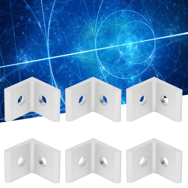 Aluminum Angle Corner, 10Pcs L Bracket Corner Braces Joint Right Angle Bracket Fastener L Shaped Corner Fastener Joints Support, Hardware Brackets