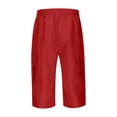 thumbnail image 4 of Men's Cargo Shorts Outdoor Work Pants With Multiple Pockets Summer Casual Comfortable Lightweight Breathable, 4 of 9