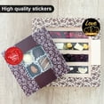 thumbnail image 4 of Braveheart 500Pcs/Roll Heart Stickers Round Label DIY Storage Bag Sealing Decoration Decal Baking Gift, 4 of 9