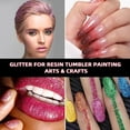 thumbnail image 4 of Glitter, Fine Glitter, Holographic Extra, Extra Fine Glitters for Crafts, Cosmetic Glitters for Resin Arts Crafts, Candle Making, Nail(2 oz), 4 of 7