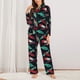 thumbnail image 2 of Fotbe Fishing Lure Conjunto de Pijama de Manga Larga para Mujer con Estampado, Ropa de Dormir de 2 Piezas, Conjunto de Casa Suave y Cómodo con Bolsillos-Medium, 2 of 7