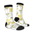 thumbnail image 3 of Junzan Sweet Honey Mens Funny Socks For Men Women Colorful Fun Novelty Crew Patterned Socks, 3 of 9