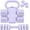 Purple, variant on 2-in-1 Adjustable Dumbbell Set, 4-Level Weight Dumbbell Set for Women and Men, Each piece weighs 2.2/3.3/4.4/5.5lb and comes in a kettlebell form, ideal for home gym workouts and training
