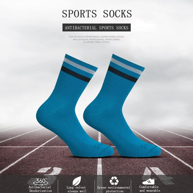 Bicicleta Calcetines de ciclismo Transpirable Unisex Ndcxsfigh Deportes Correr Calcetines de secado rápido -2