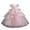 Pink, variant on SHTXOZHI Kids Girls Sequin Party Princess Dress Puff Sleeve Ruffle Tulle Dress A-Line Birthday Gown