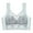 Light Blue, variant on ZyeKqe Bras for Women No Underwire Full Coverage Bras Wide Strap Floral Lace Mesh Front Everyday Bralettes