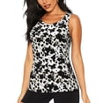 thumbnail image 1 of Fotbe Cow Skin 1 Blusas Sin Mangas para Mujer – Estilo Casual, Corte Suelto, Slim-Fit, Cuello Redondo Deportivo, Tops de Verano para Gimnasio y Yoga-X-Large, 1 of 7
