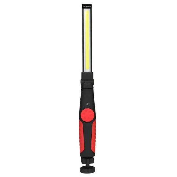 COB LED Antorcha Luz de inspección a prueba de agua para taller de reparación de automóviles (Rojo)