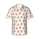 thumbnail image 1 of Balery Squirrel And Rose Camisas hawaianas de manga corta para hombre, camisas playeras de corte holgado, camisas de vacaciones con botones,Medium, 1 of 7
