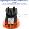thumbnail image 4 of 48v 0.5A POE Injector Adapter Power Supply UK Wall Plug Power over Ethernet for 48V POE Device, 4 of 5
