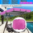 thumbnail image 4 of Replacement Canopy for 2/3 Person Swing - PINK COLOR - REPLACEMENT CANOPY TOP ONLY-  METAL FRAME NOT INCLUDED, 4 of 14
