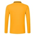 thumbnail image 6 of LIaqionyy Men's Golf Shirt Long Sleeve Casual Fashion Soft Classic Collared Business Fall Tee Shirts with Pockets, 6 of 8