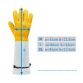 thumbnail image 5 of Puño ajustable M: ​​guantes de jardinería largos a prueba de espinas, regalos y herramientas de jardín para jardinero, guantes de jardín de cuero transpirable, guantes largos de trabajo en e, 5 of 5