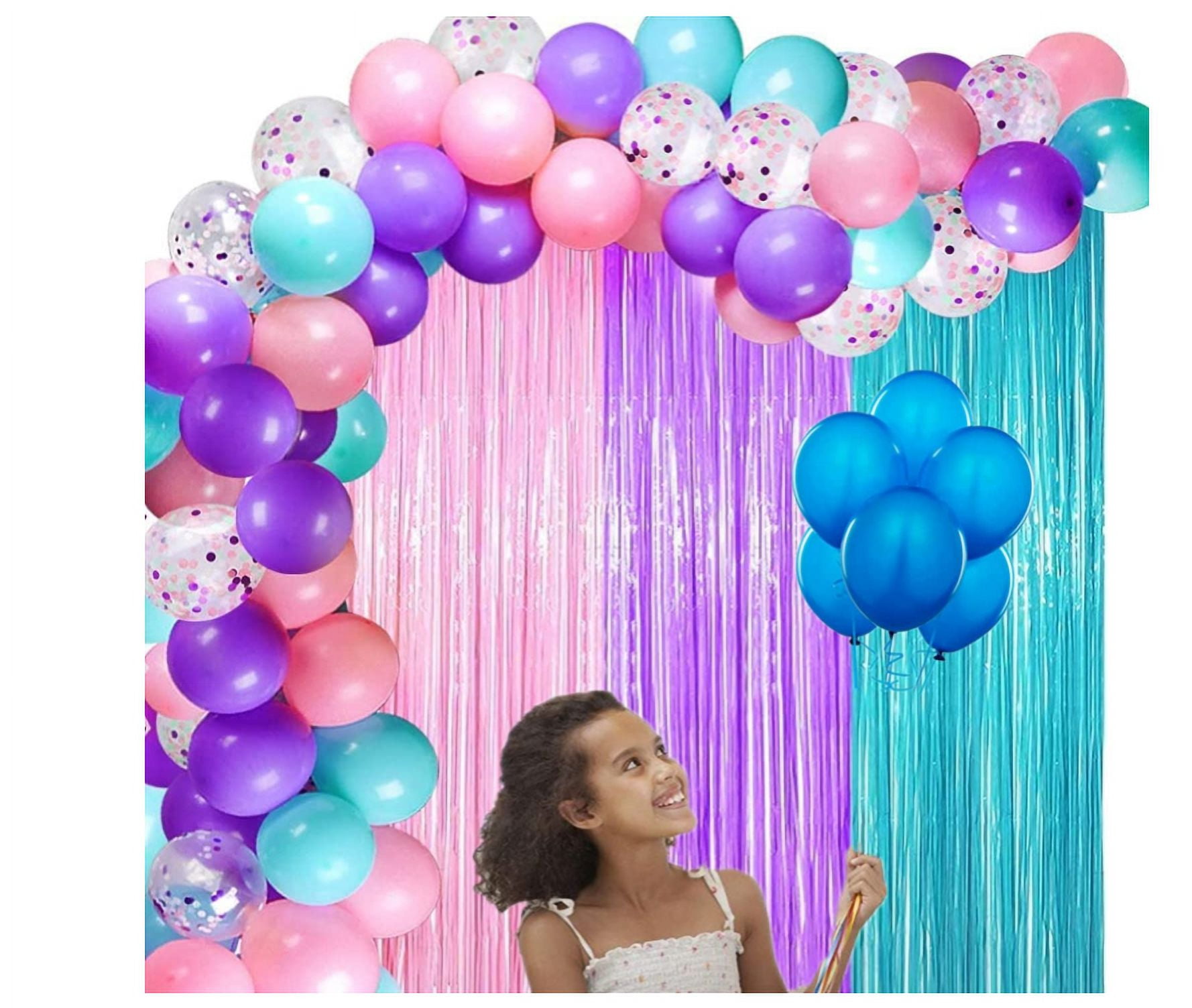 50pcs Light Purple Streamers Halloween Streamer Backdrop 24 Colors Fringe  Backdrop for Parties Halloween Baby Shower Birthday Party Decorations Party