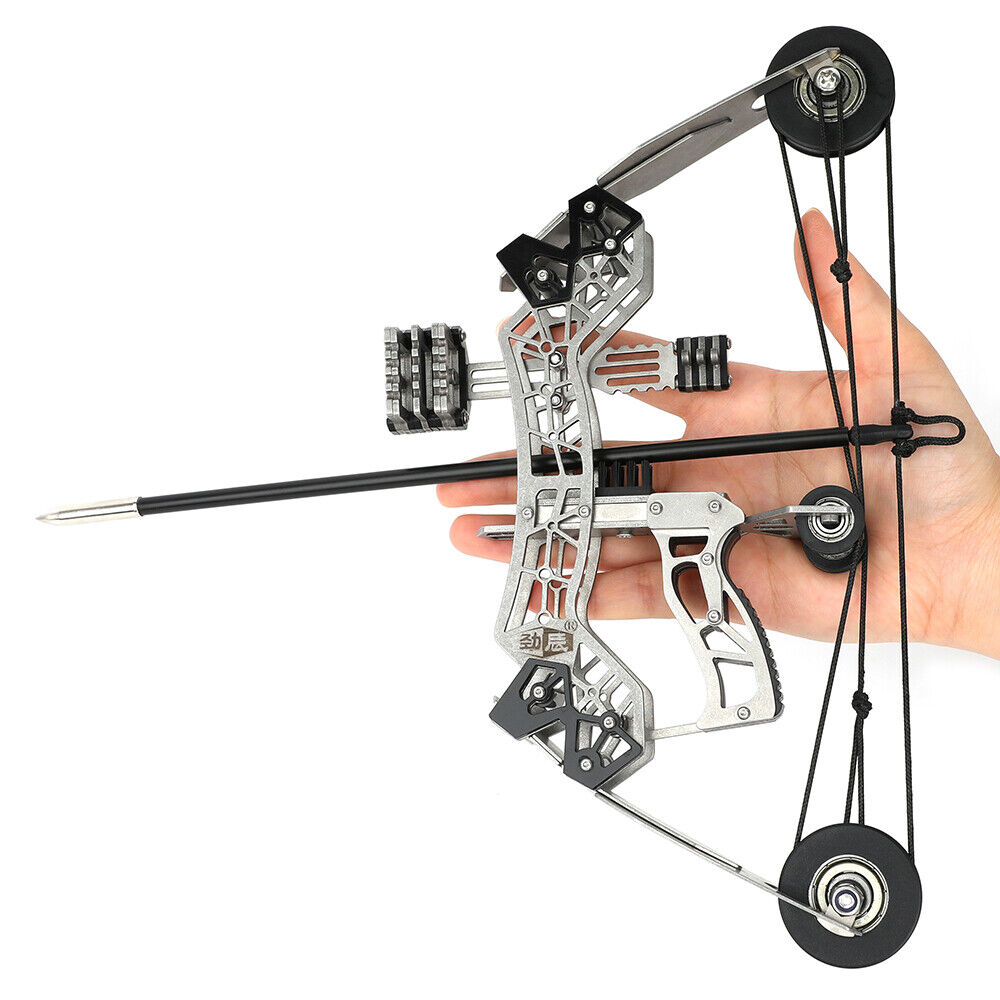 Mini Compound Bow Kit 12lbs Target Archery Gift Hunting Pocket Bow