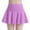 Light Purple, variant on EDFBUYKRS Female Skirts Floral Maxi Skirt Or Linen Women's Comfortable Pleated Yoga Skirt High Waist Sport Half Skirt Running Quick Dried Tennis Short Skirt
