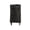 Black, variant on Foldable Wheeled Shopping Tote Bag 16x15in Green Expandable Rolling Grocery Bag with Wheels for Supermarket Picnic Outdoor Shopping