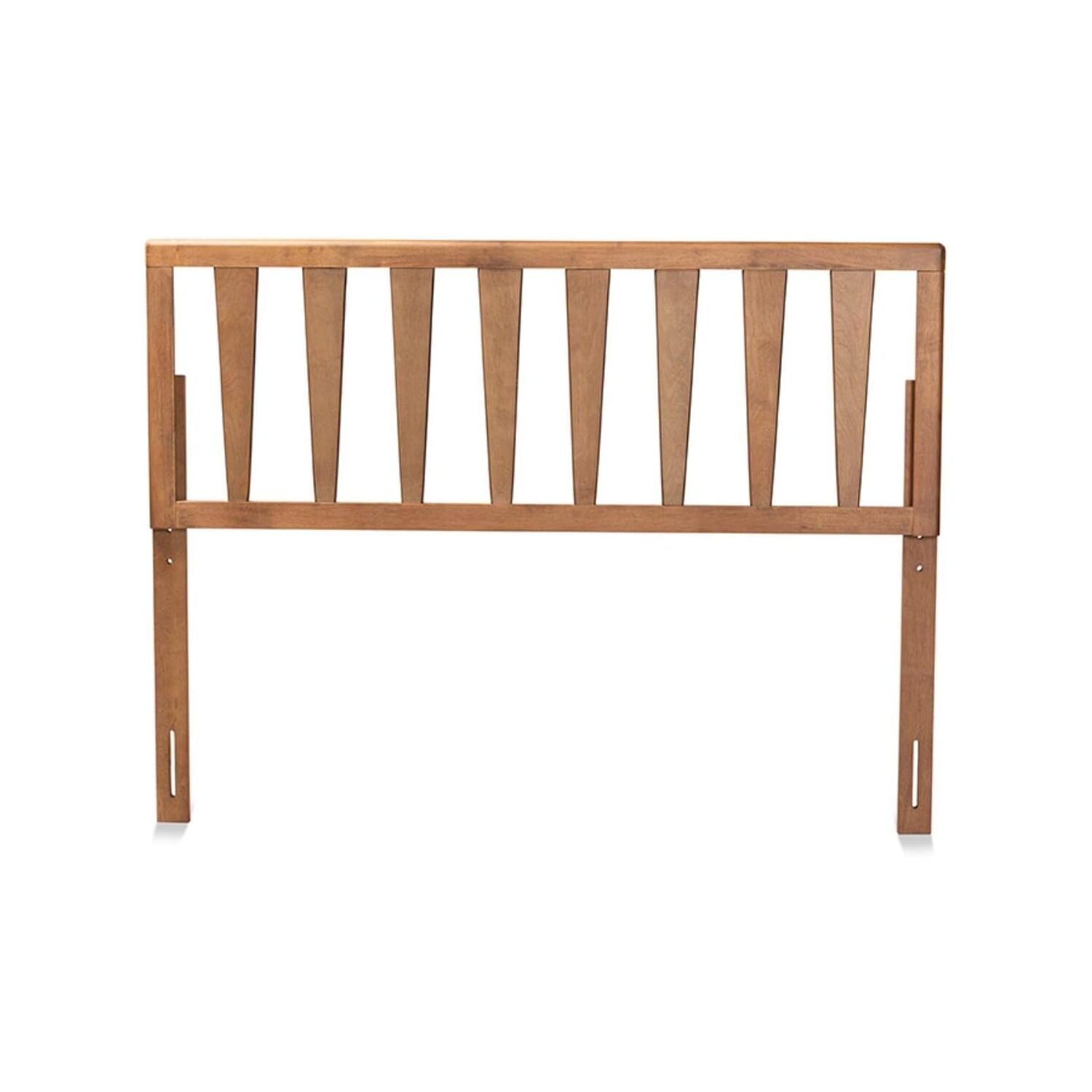 Baroque Beauty Headboard - Elegant Ash Walnut Finish, Wood Construction, Classic Design for Timeless Bedroom Style