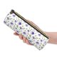 thumbnail image 5 of Disketp Purple Chicory Estuche Organizador de Lápices de Cuero, Estuche de Oficina con Cremallera para Bolígrafo y Lápiz, 5 of 6