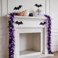 thumbnail image 7 of Under 5$ Halloween Decoration Black Garland with Purple Led String Light 70.08",Prelit Artificial Hanging Vine for Party Mantle Fireplace Stairs Table Arch Indoor Outdoor Farmhouse Decor, 7 of 7