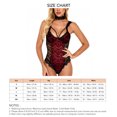 thumbnail image 4 of Traje De Lencería, Lencería De Encaje Sin Espalda Poliuretano Erógeno Para Regalo De San Valentín ANGGREK Vino Tinto XXL, 4 of 5