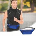thumbnail image 2 of WLOELOEW Sac Banane de Sport Bleu pour Hommes et Femmes Course en Plein Air Léger Résistant à l'Usure Toile Sac Personnalisé Bleu, 2 of 7