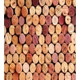 thumbnail image 3 of Ambesonne Wine Duvet Cover Set, Random Used Wine Corks, Twin, Mustard Mauve Maroon, 3 of 3