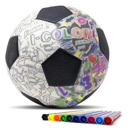 Balón Fútbol Pintable Mini I-Color 10 Lápices
