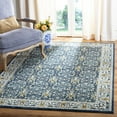 thumbnail image 2 of SAFAVIEH Madison Julian Floral Bordered Area Rug, Navy/Cream, 5'3" x 7'6", 2 of 5