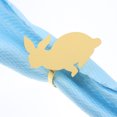thumbnail image 3 of Banquet Napkin Rings 6Pcs Golden Bunny Shaped Napkin Holder for Elegant Table Setting, 3 of 8