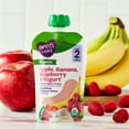 thumbnail image 2 of Parent's Choice Organic Stage 2 Baby Food, Apple, Banana, Raspberry Yogurt, 4 oz Pouch, 2 of 10